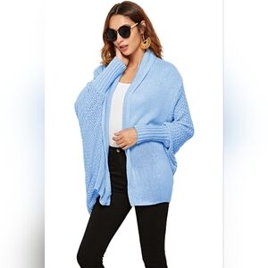 Angel Wings Open Front Batwing Sleeve Cardigan